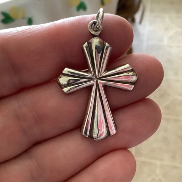 𝅺STERLING SILVER 925 CROSS​​ - Picture 7 of 7